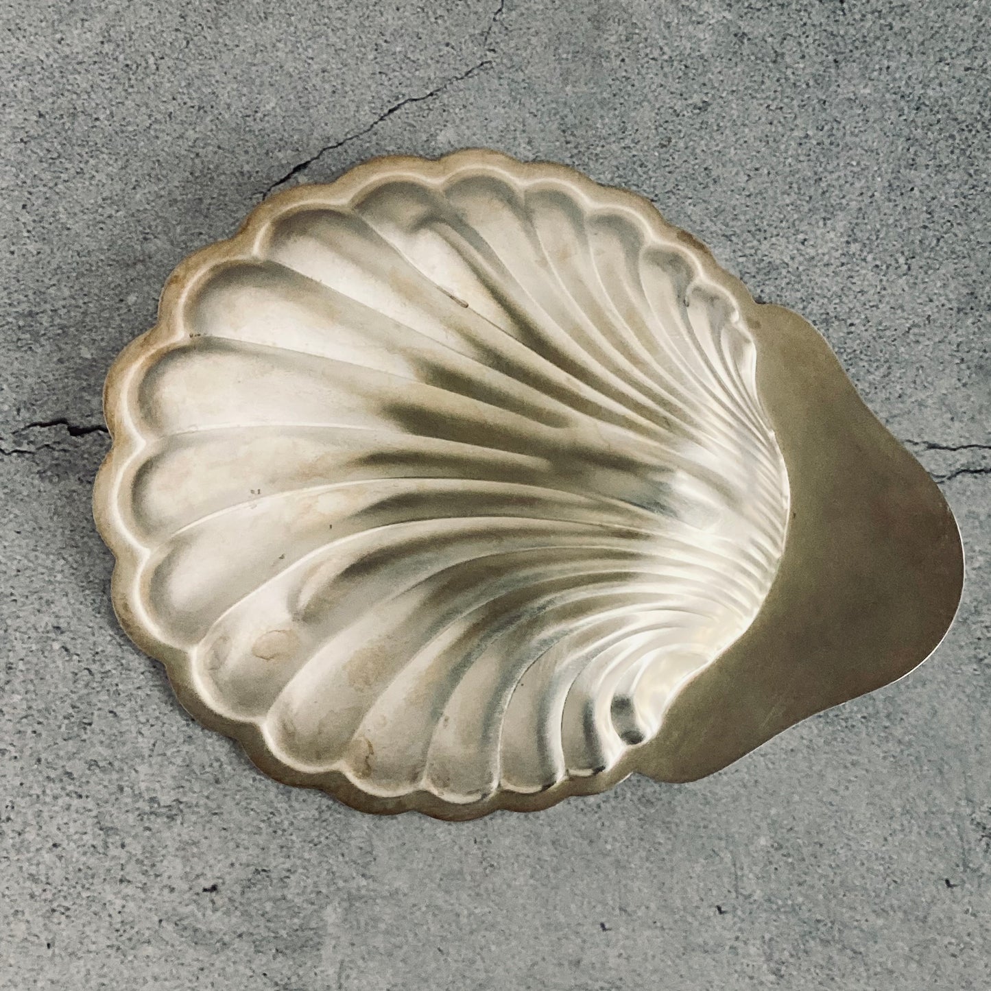 Large Vintage Shell Shape Dish by Christofle