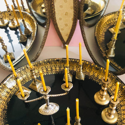 Vintage Brass Miniature Candlesticks