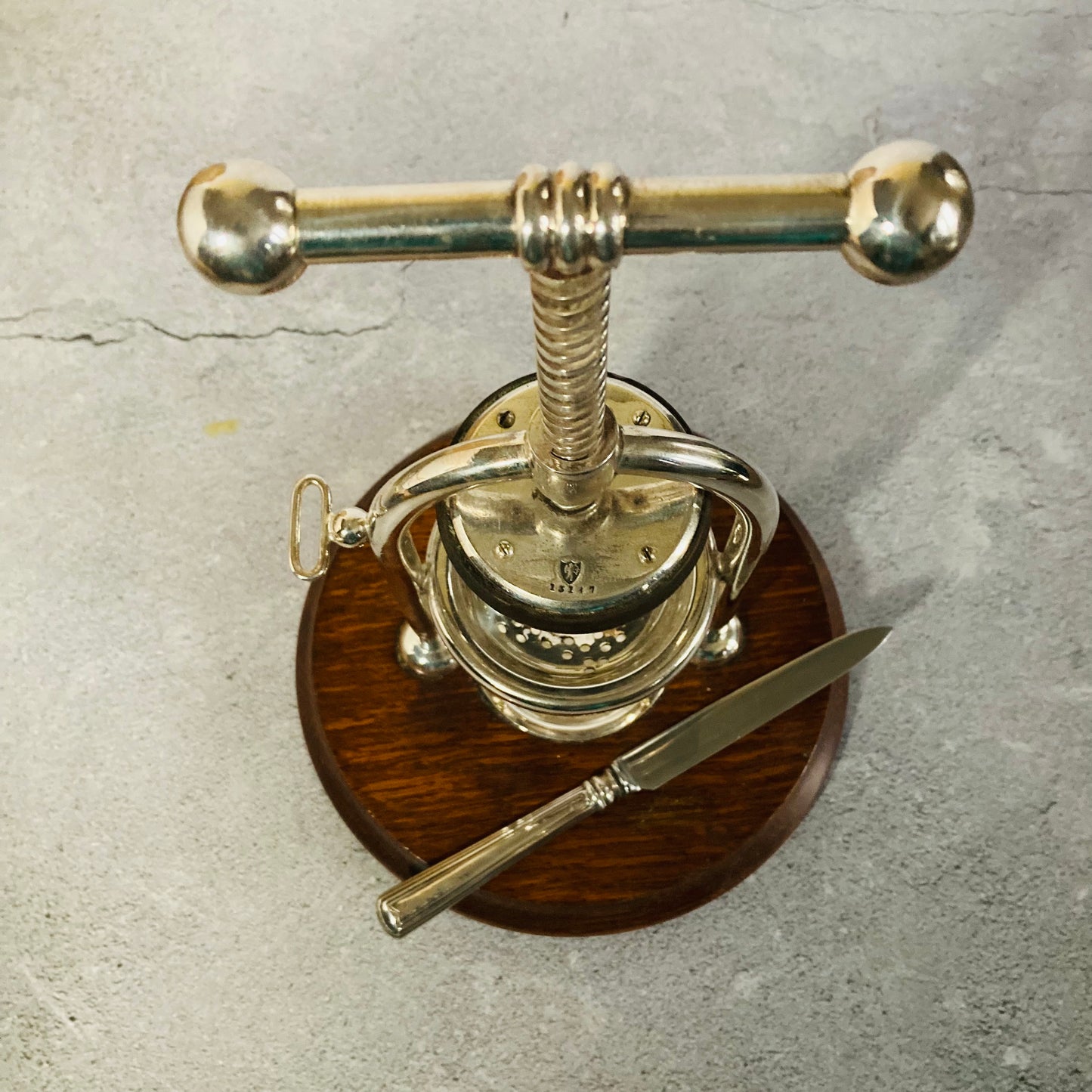 Antique Silver Cocktail Citrus Juicer by John Grinsell & Sons 1880