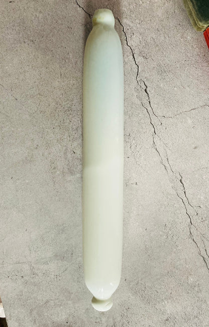 Victorian Milk Glass Rolling Pin | Country Farmhouse Kitchen Decor
