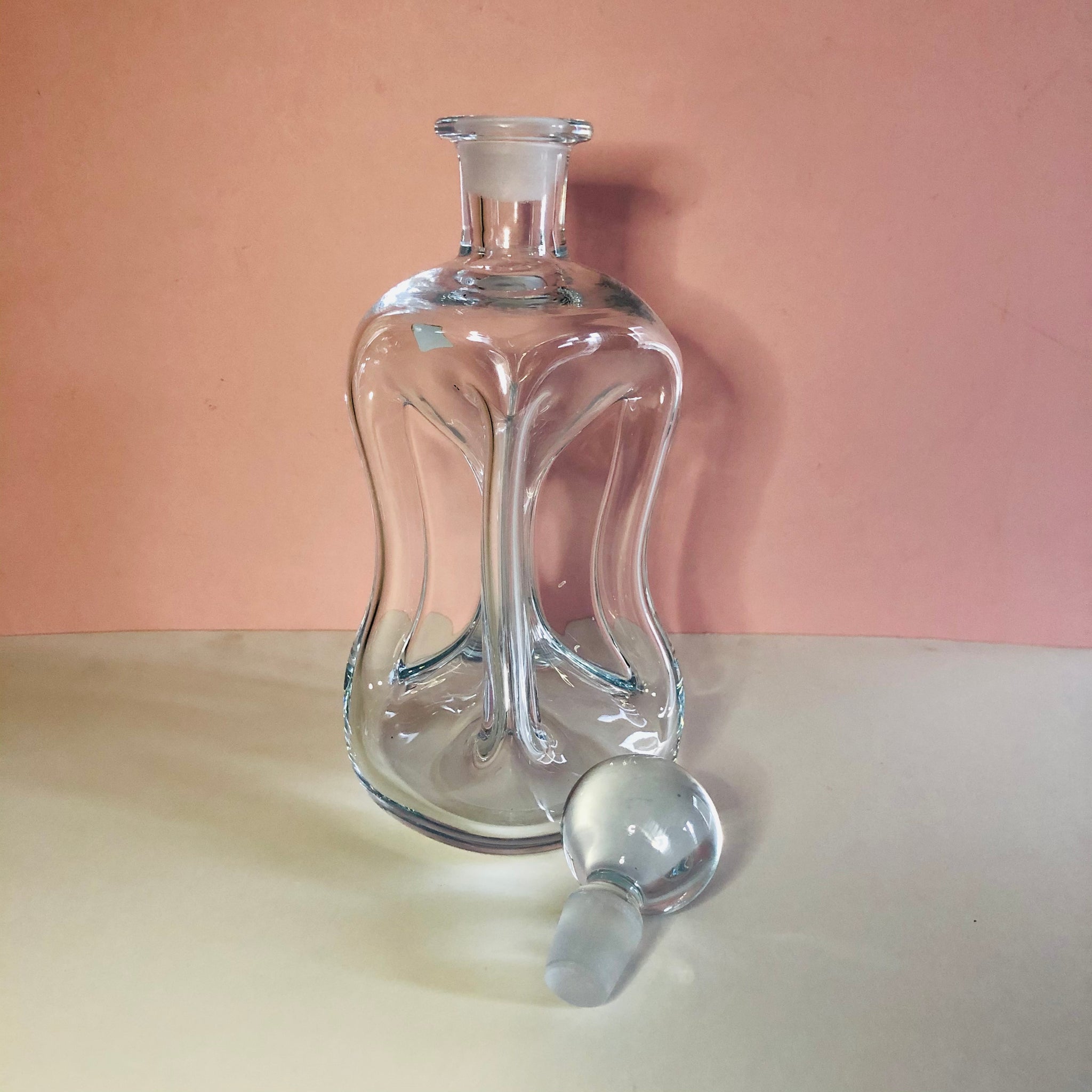 Vintage Holmegaard Kluck Kluck Pinch Glass Decanter The Urban Vintage