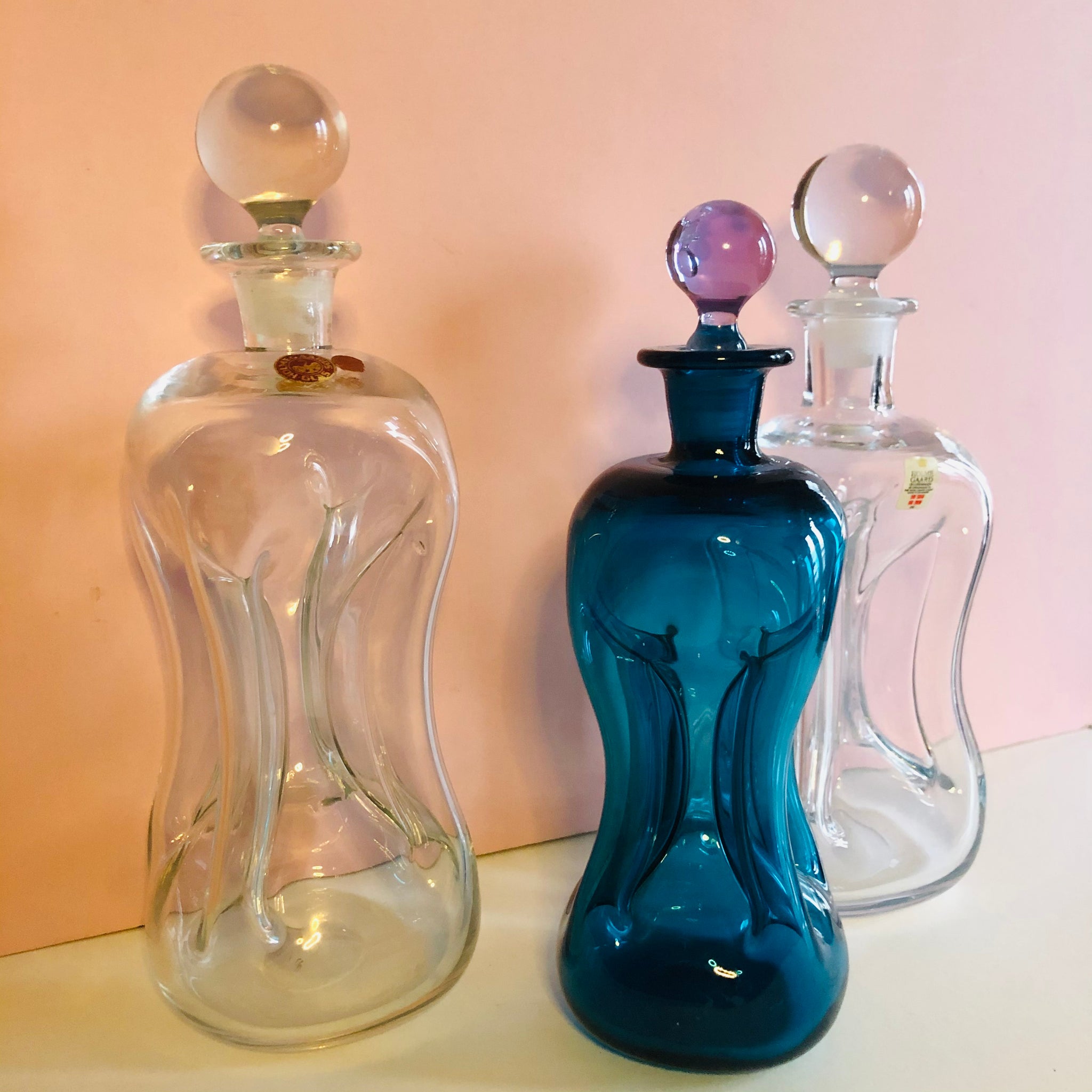 Vintage Holmegaard Kluck Kluck Pinch Glass Decanter The Urban Vintage