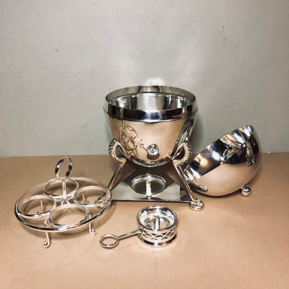 The Groom Fredrick - Art Deco Silver Egg Coddler