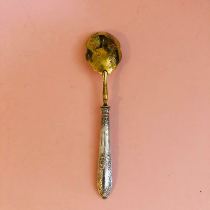 Antique Silver French Dessert Hors D'Oeuvre Spoon, Repose Handle