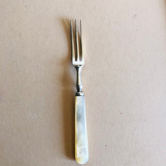 Antique Mother Of Pearl Handle Fork Mappin & Webb | Cheeseboard