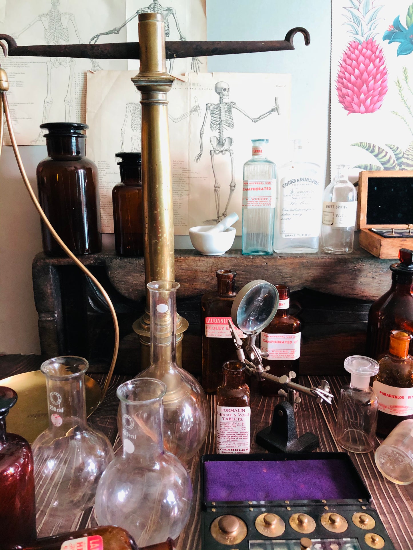 The Artist Nyle - Vintage Apothecary Bottles