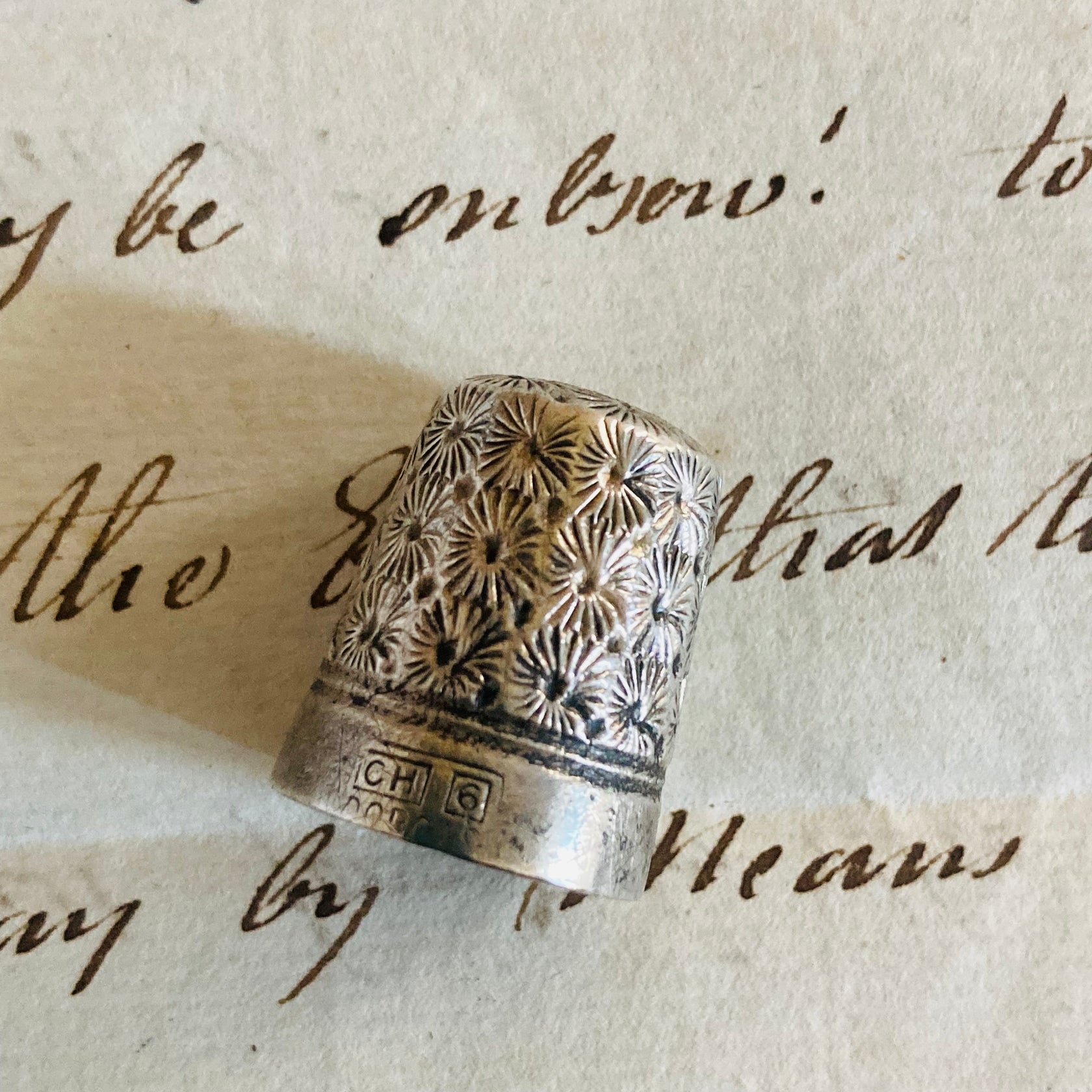 Silver Sewing Thimble Collectible Styles Charles Horner & Henry ...