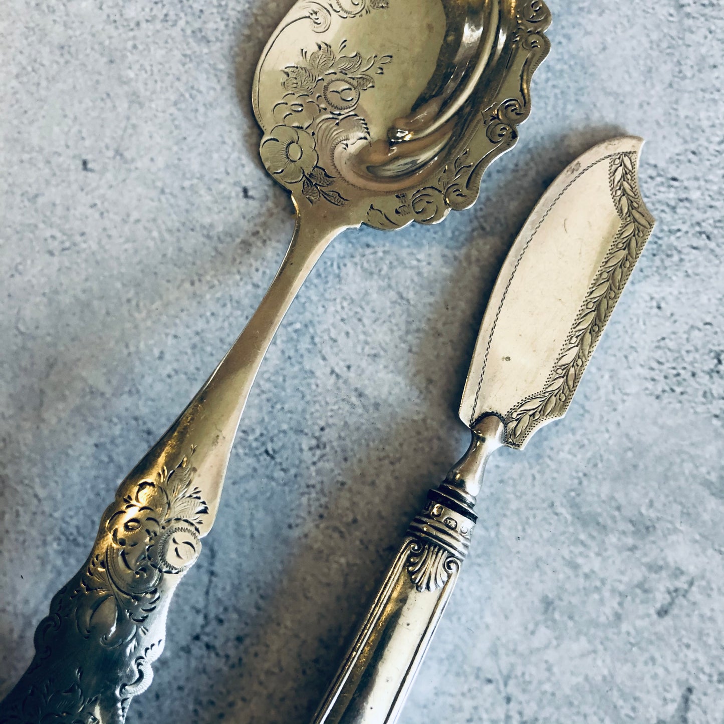 Antique Silver Butter Knife | 1819 Birmingham