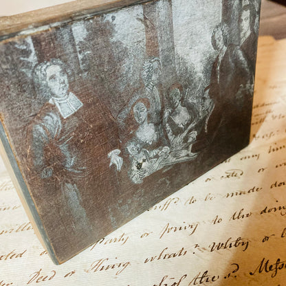 Antique Etched Copper Printing Plate | Alternative Art