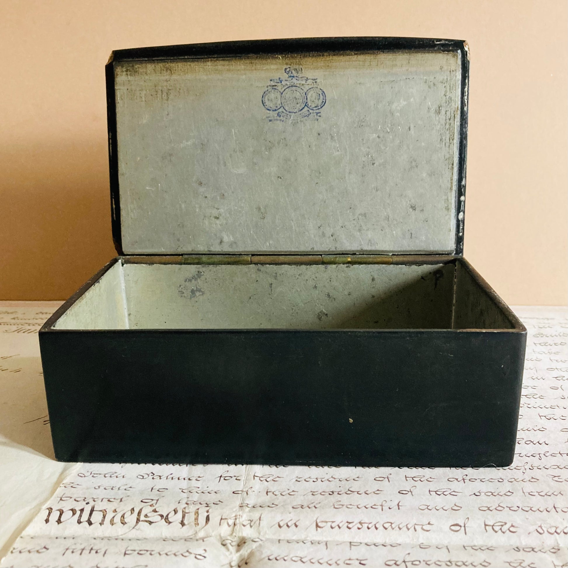 Antique Lacquer Paper Mache Box by Vishniakov