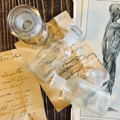 Vintage Apothecary Poison Bottle | Refill Glass Bottle