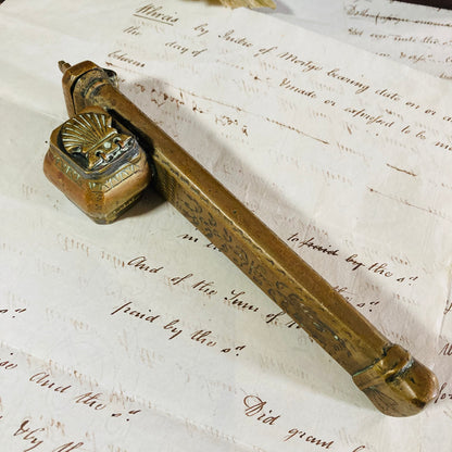 The Director Amanda - Antique Persian Qalamdan, Inkwell & Pen Case