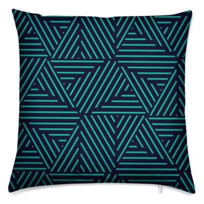 The Sommelier Erin - Cotton Printed Cushion in Folk Design