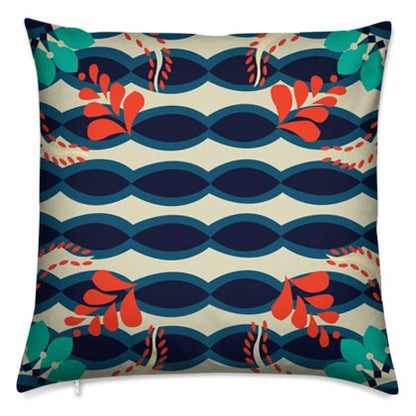 The Sommelier Jude - Cotton Printed Cushion in Tribal Print
