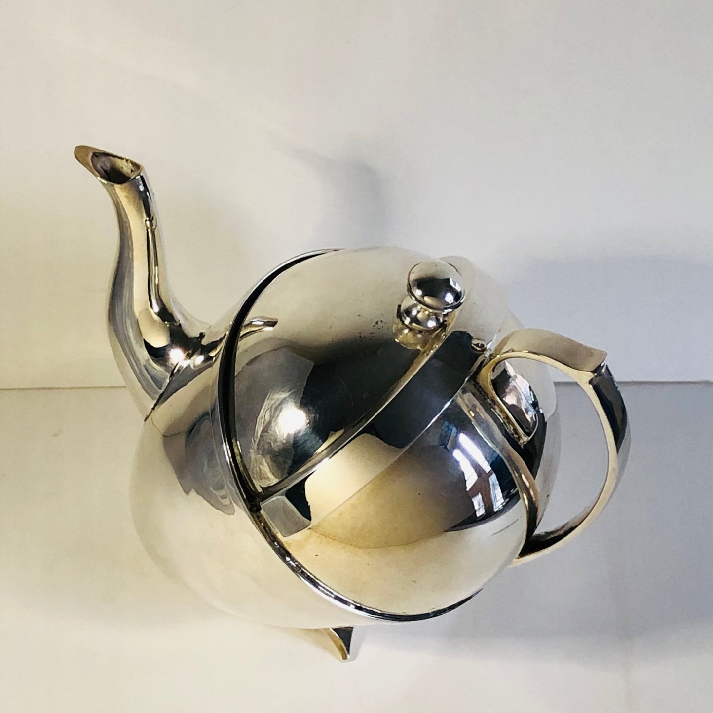 Antique Silver Unusual Simply Perfect Teapot