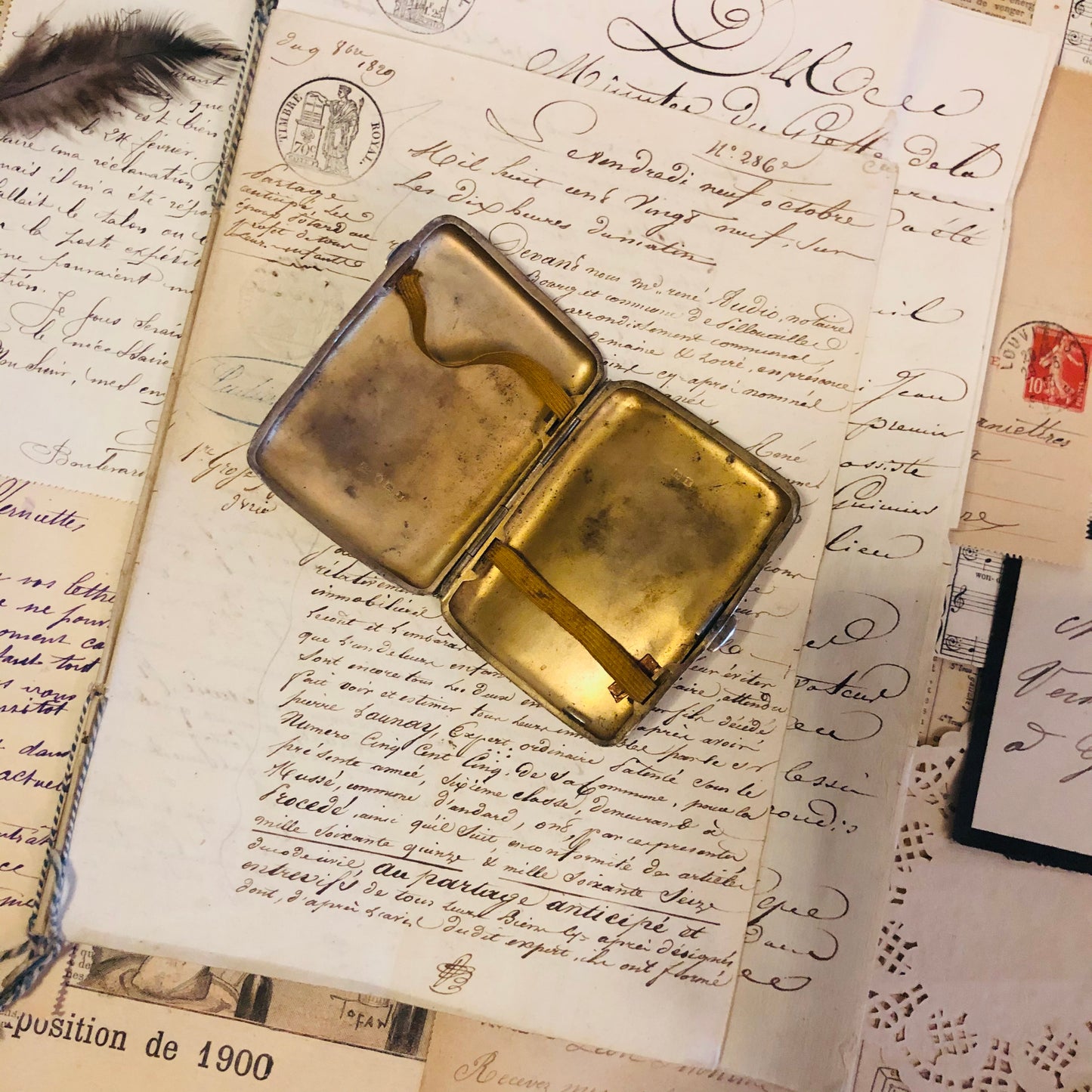 The Mixologist Jude - Antique Silver Card Case