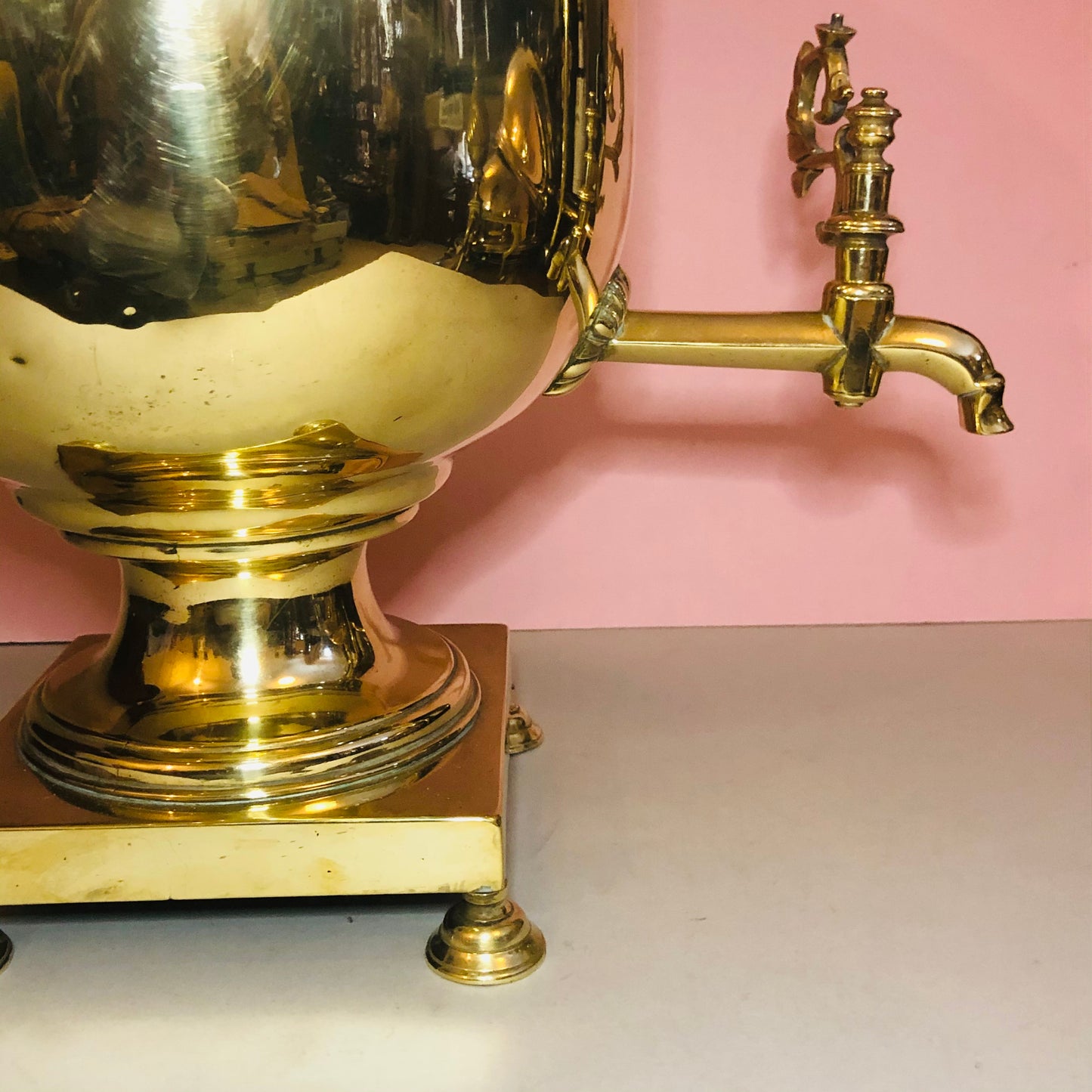 Antique Large Brass Samovar | Functional and Stylish