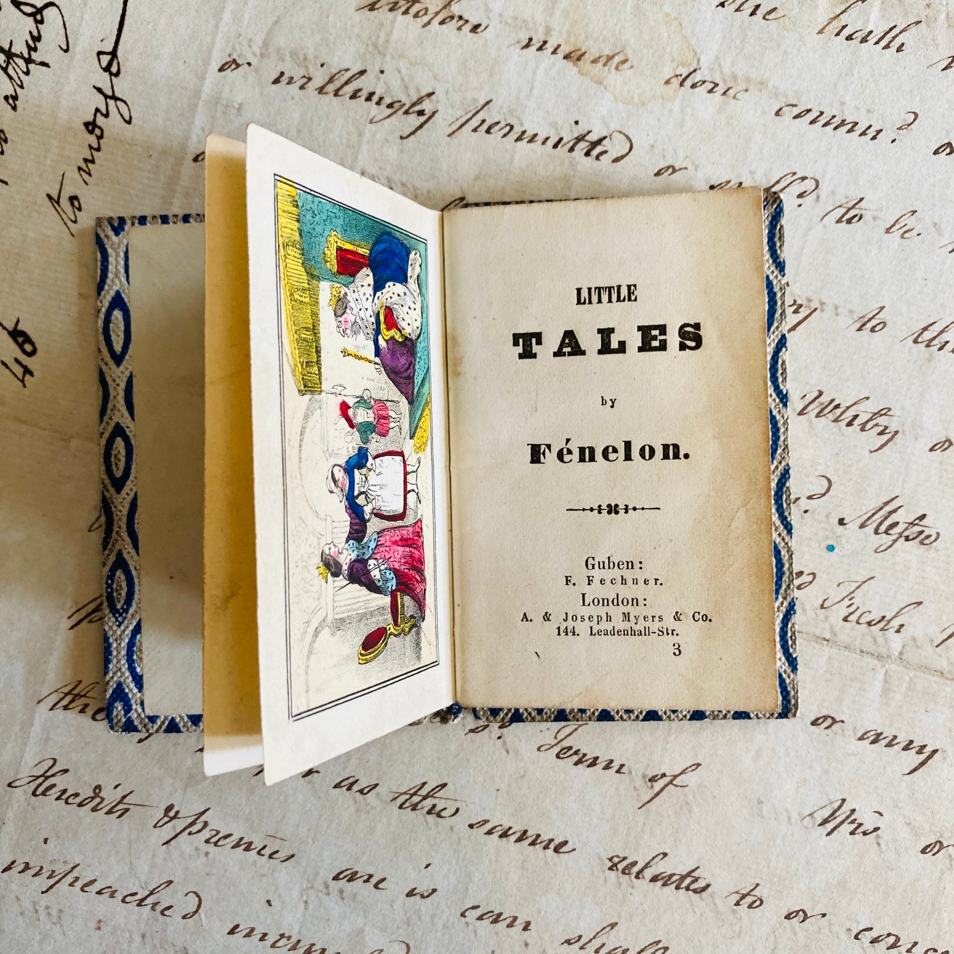 Victorian Miniature Children's Books Tales By Fenelon