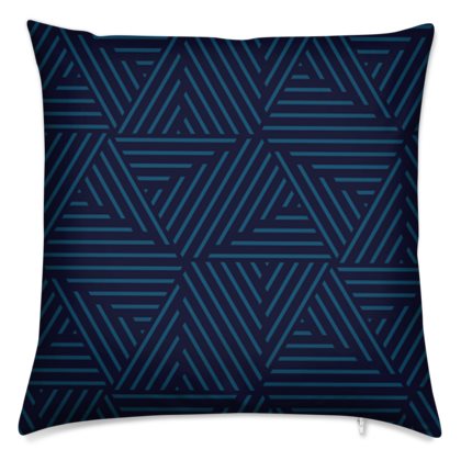 The Sommelier Leslie - Cotton Printed Cushion in Aztec Design