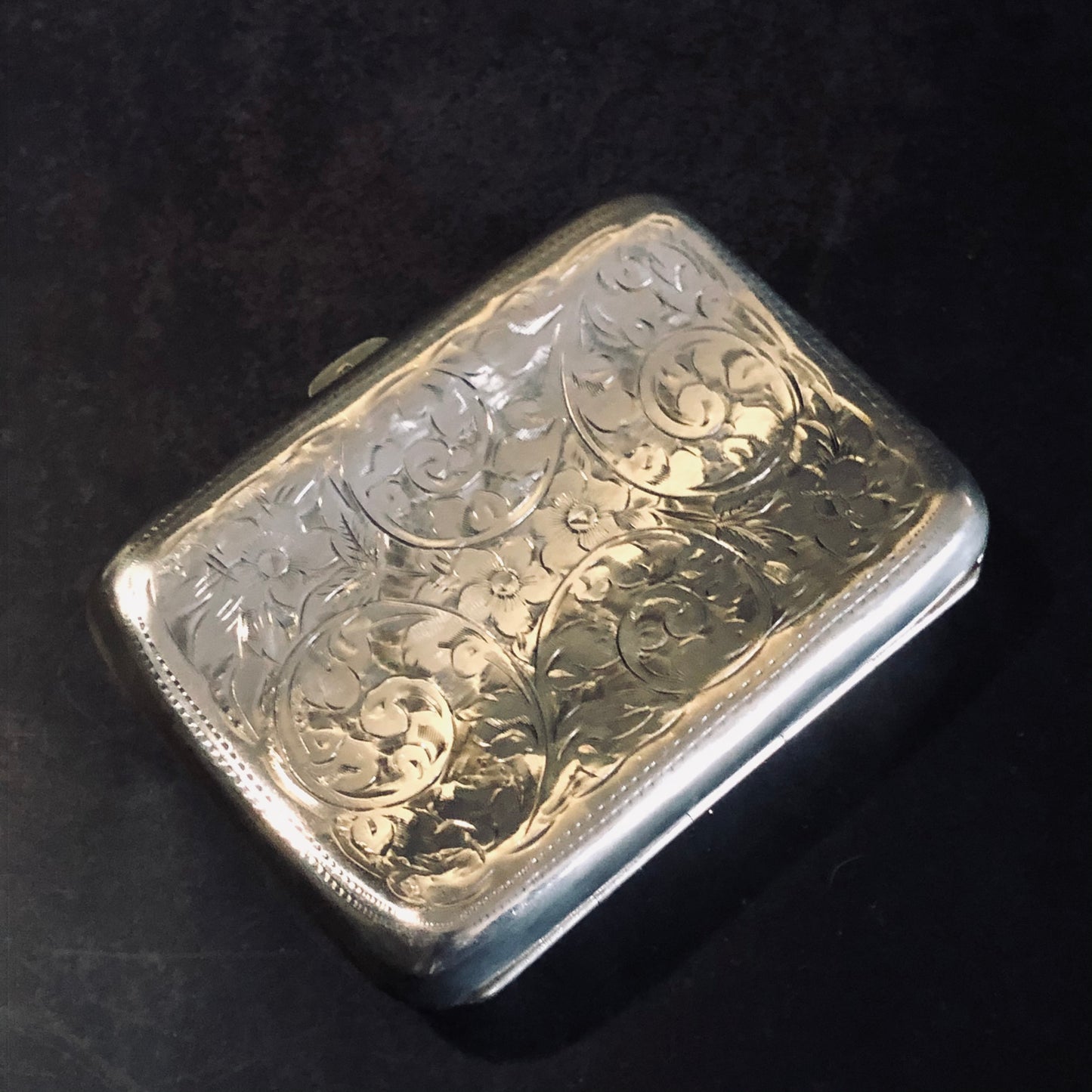 The Mixologist Shelby -  Antique Silver Card Case