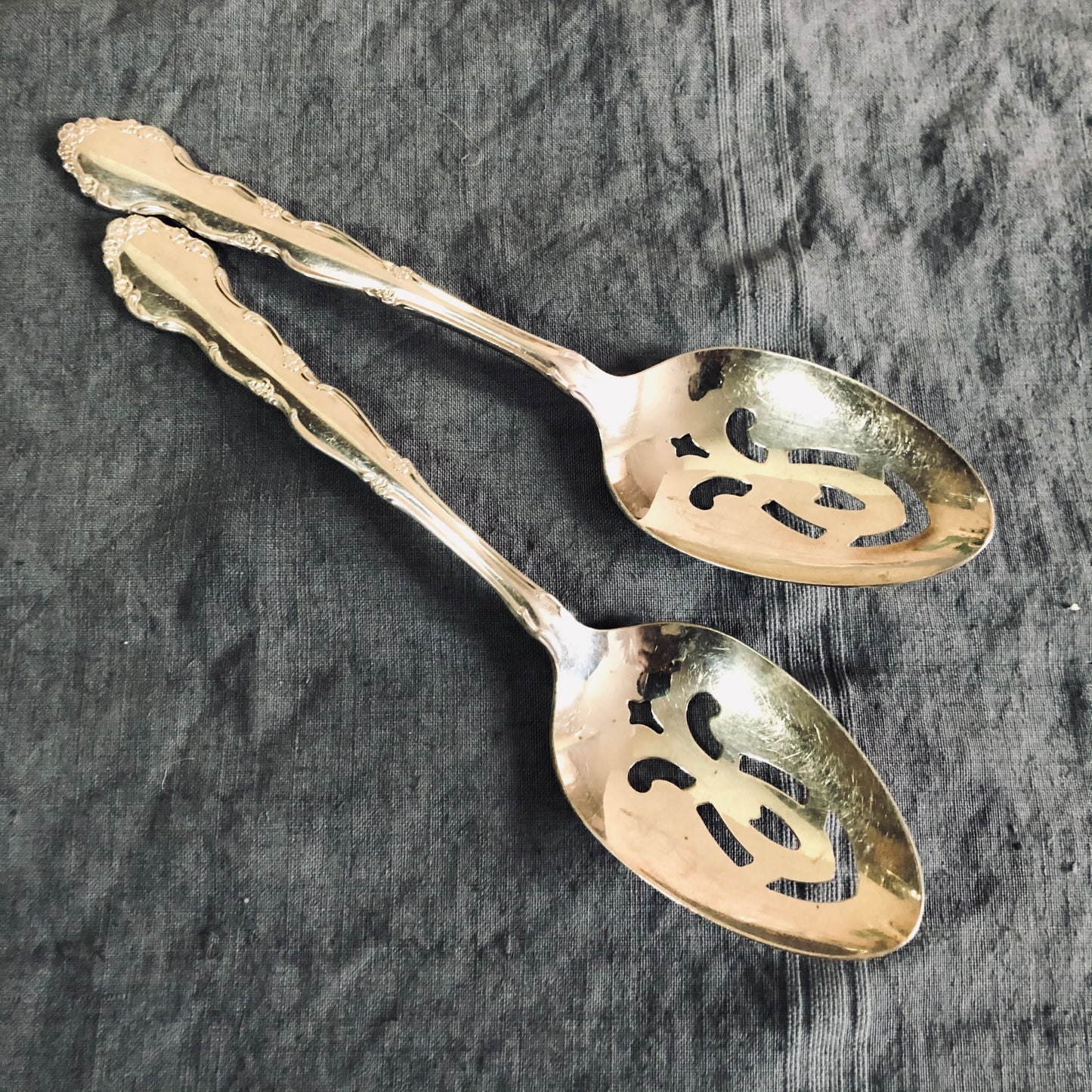 The Headhunter Jerry - Antique Silver Serving Spoon
