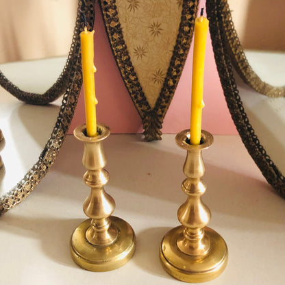 Thin Beeswax Candles | Handmade Eco Modern Candlesticks