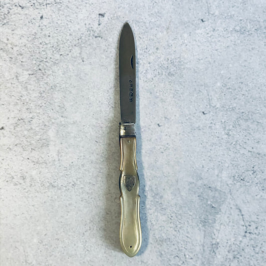 Antique silver Folding Fruit Knife 1851