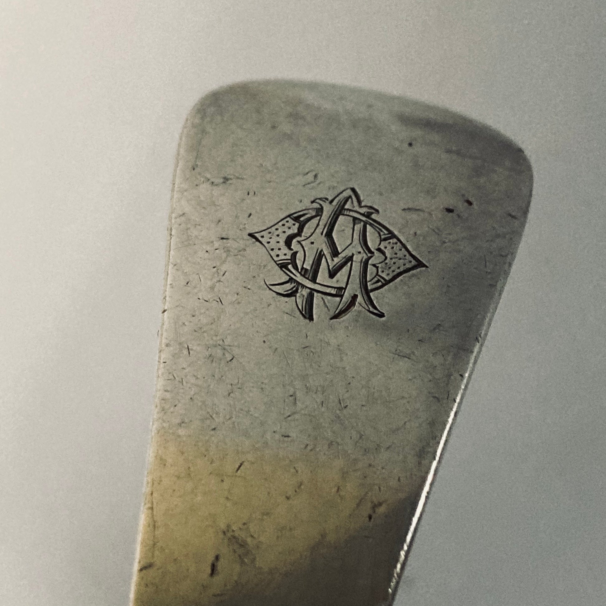 Antique Silver Long Soup Ladle