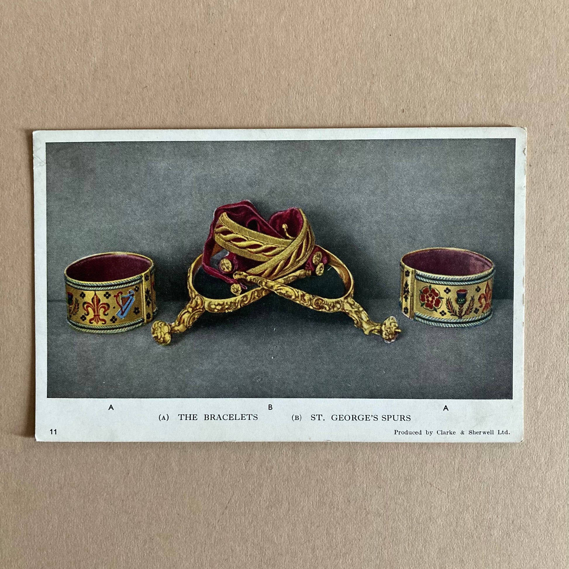 Vintage Ephemera Royal Postcards by Clarke & Sherwell