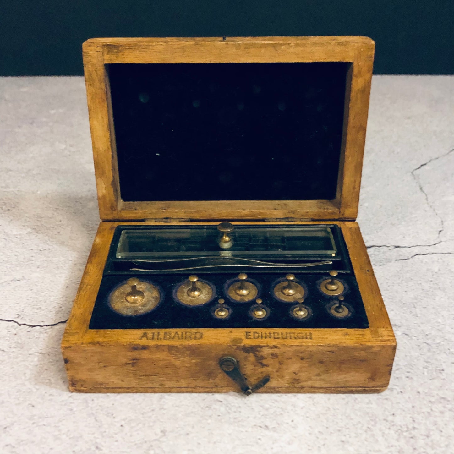 Antique Science Laboratory Scale Weights