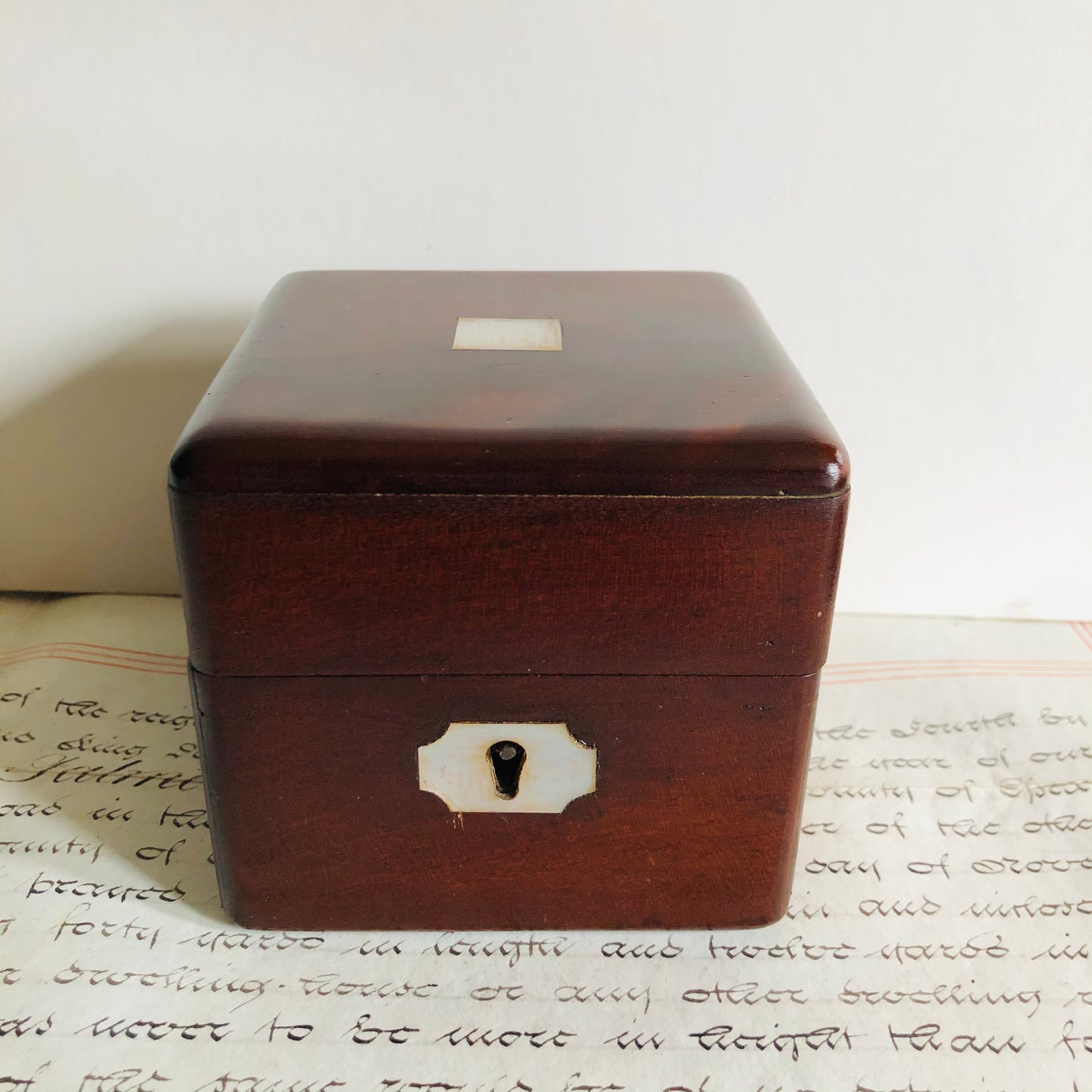 Georgian Mahogany Apothecary Box