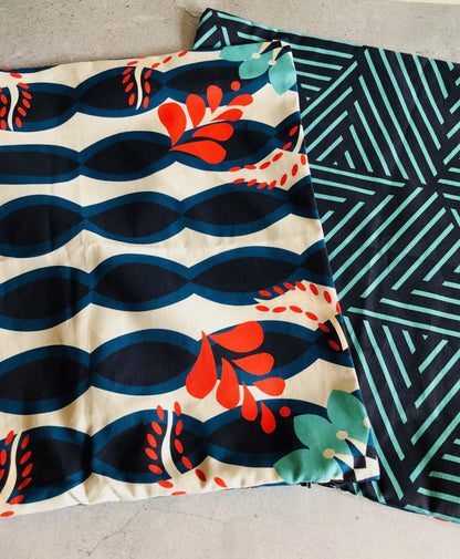 The Sommelier Jude - Cotton Printed Cushion in Tribal Print