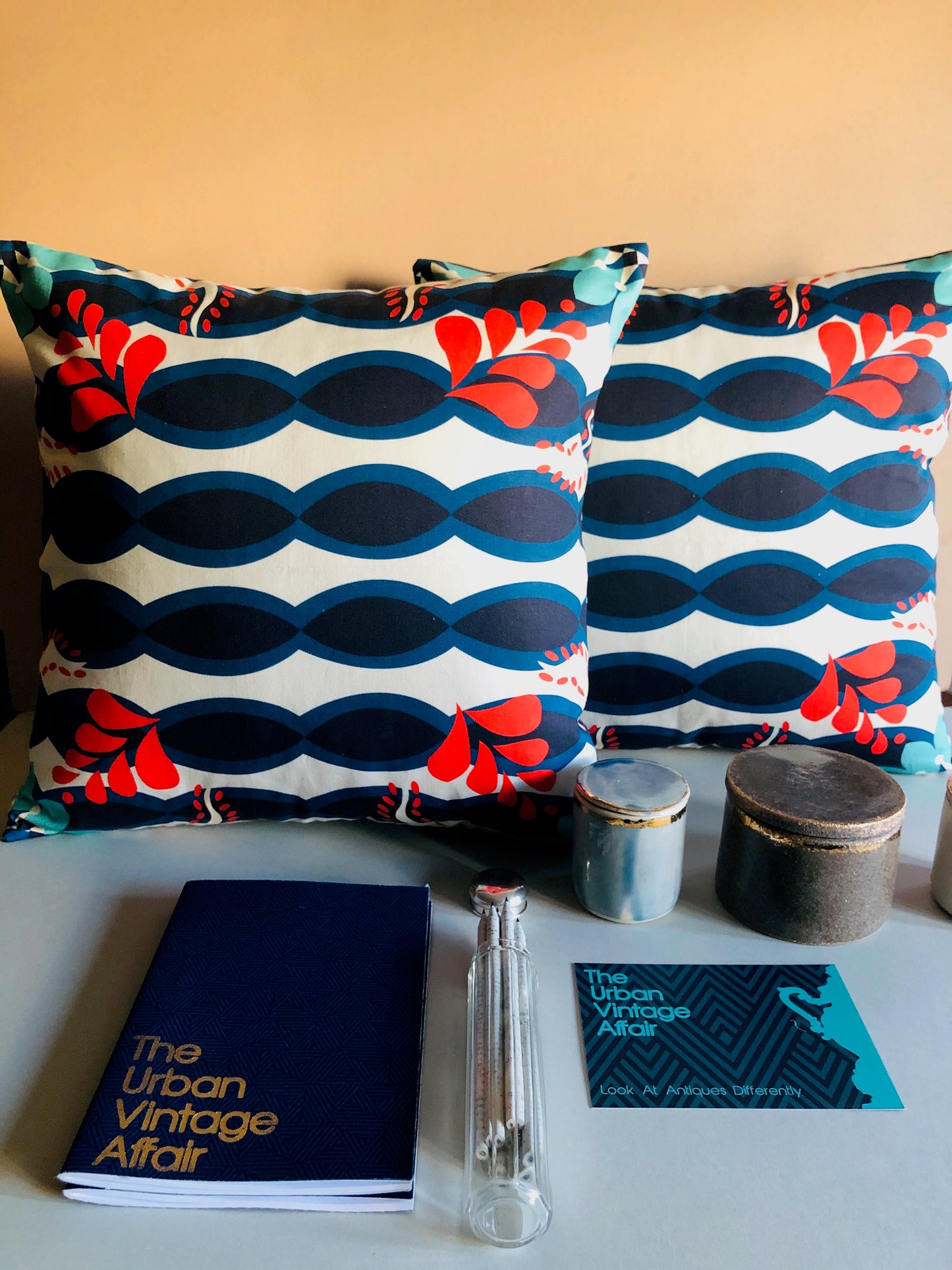 The Sommelier Jude - Cotton Printed Cushion in Tribal Print