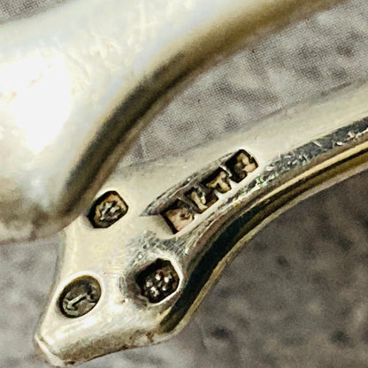 Scottish Silver Antique Wishbone Sugar Nips