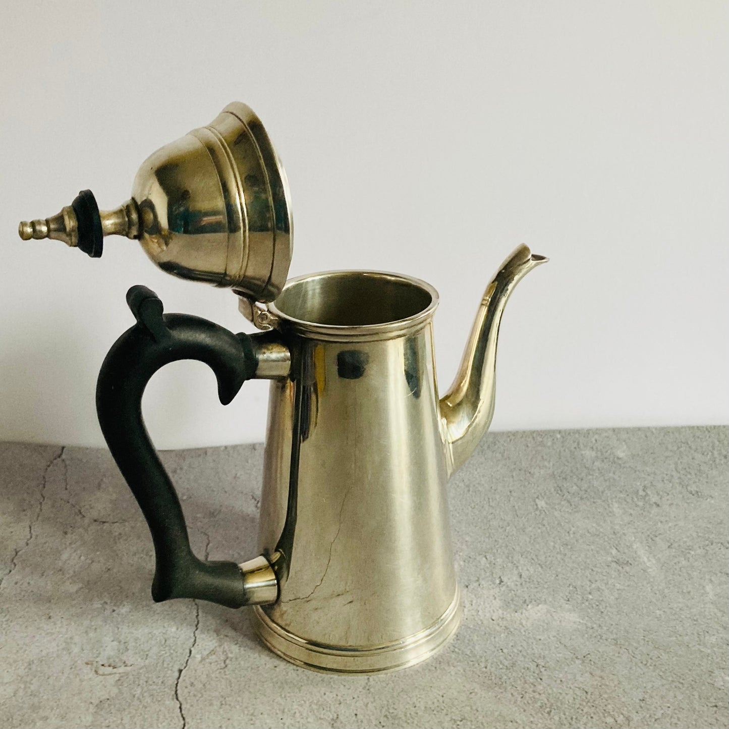 The Punk Sophie - Victorian Silver Plate Cafe Au Lait Coffee Pot