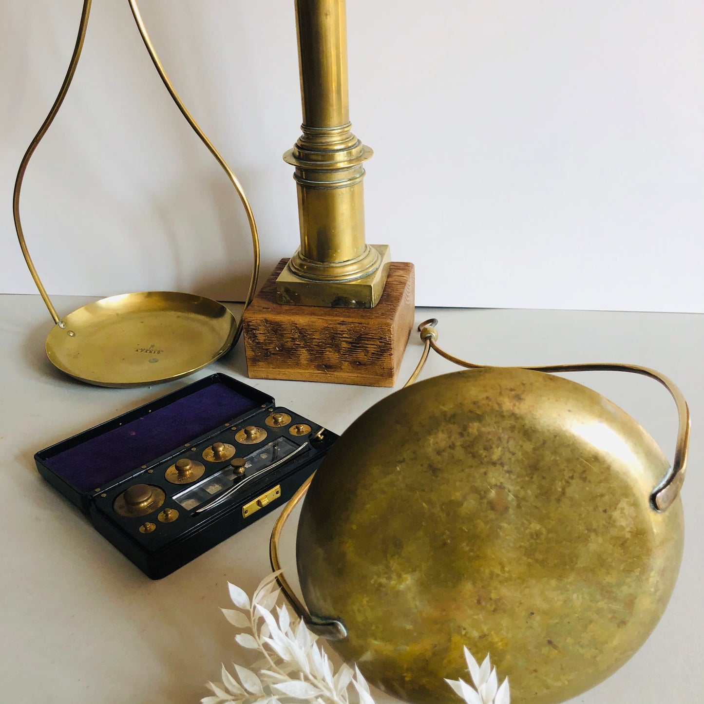 The Director Cher - Victorian Brass Balancing Scales