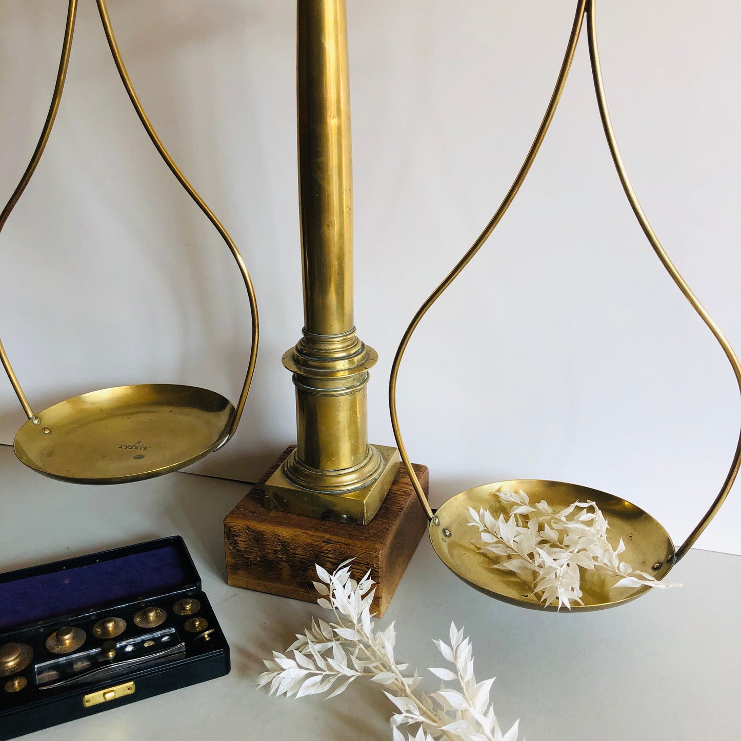 The Director Cher - Victorian Brass Balancing Scales