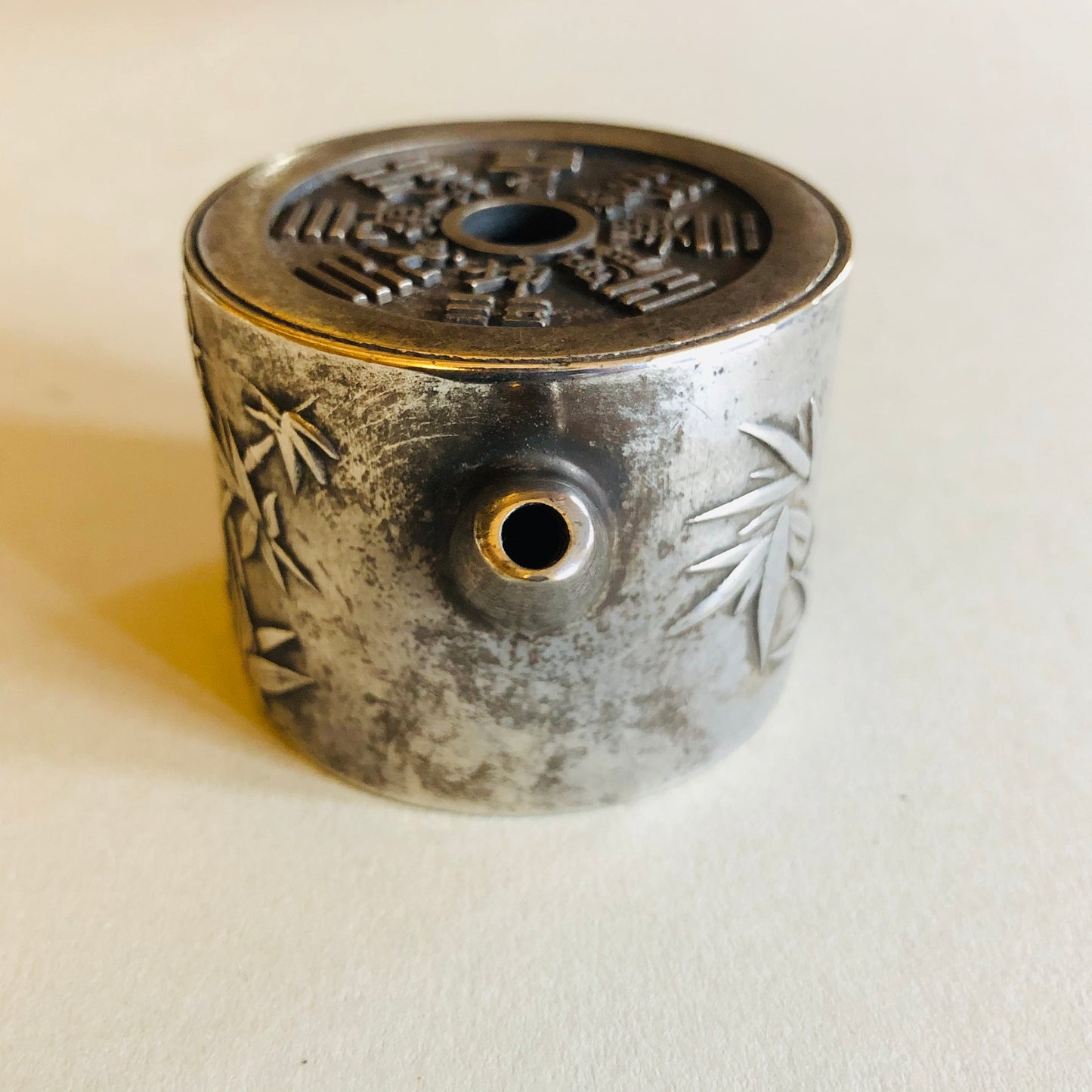 Antique Chinese Silver Water Dropper