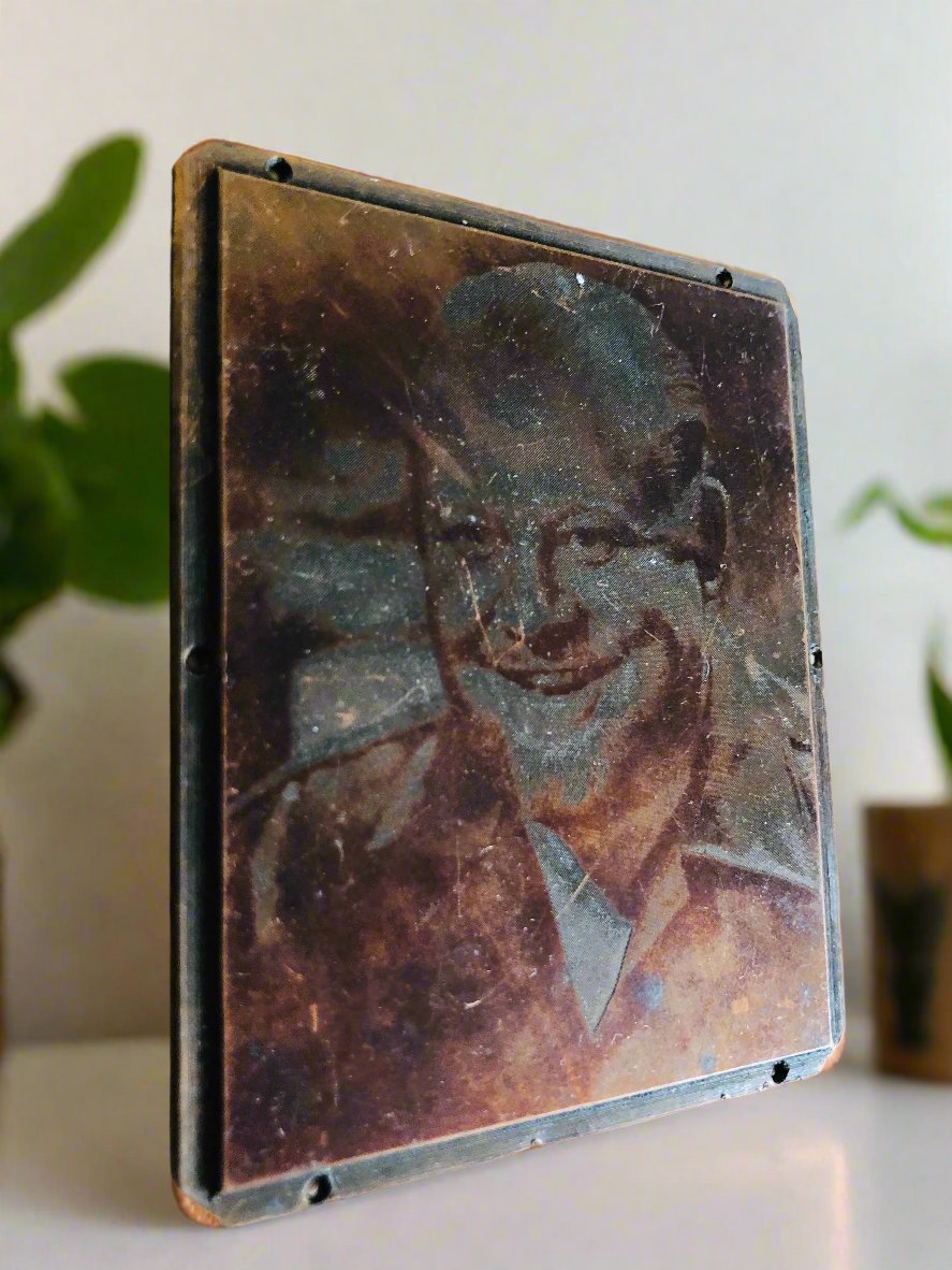 The Director Jamie - Small Vintage Copper Printing Plate