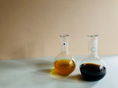 The Artist Marcus - Vintage Science Pyrex Flask Set