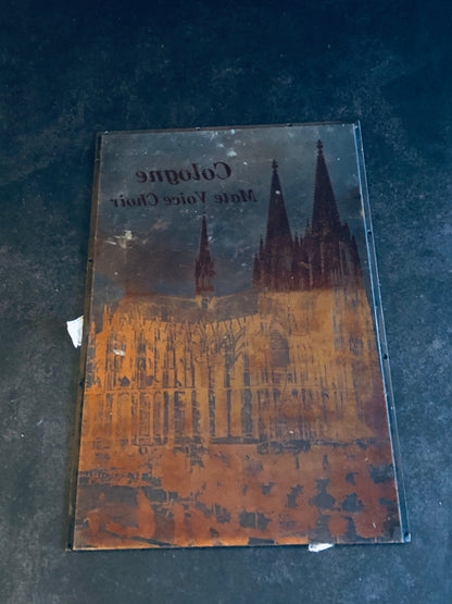 The Director Vince - Vintage Copper Printing Plate