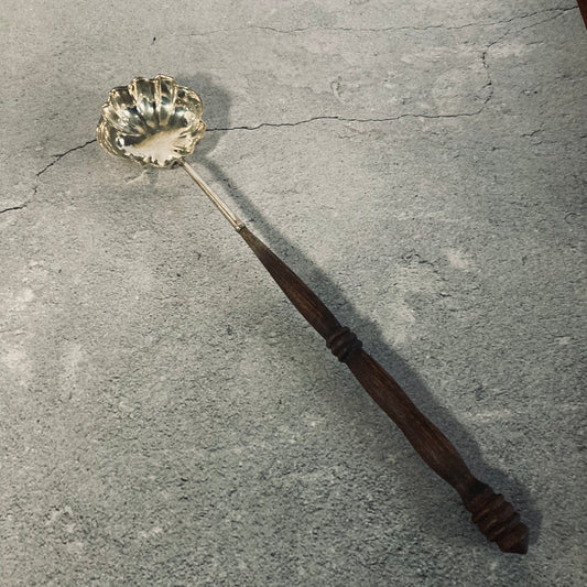 Antique Silver Long Toddy Spoon / Ladle