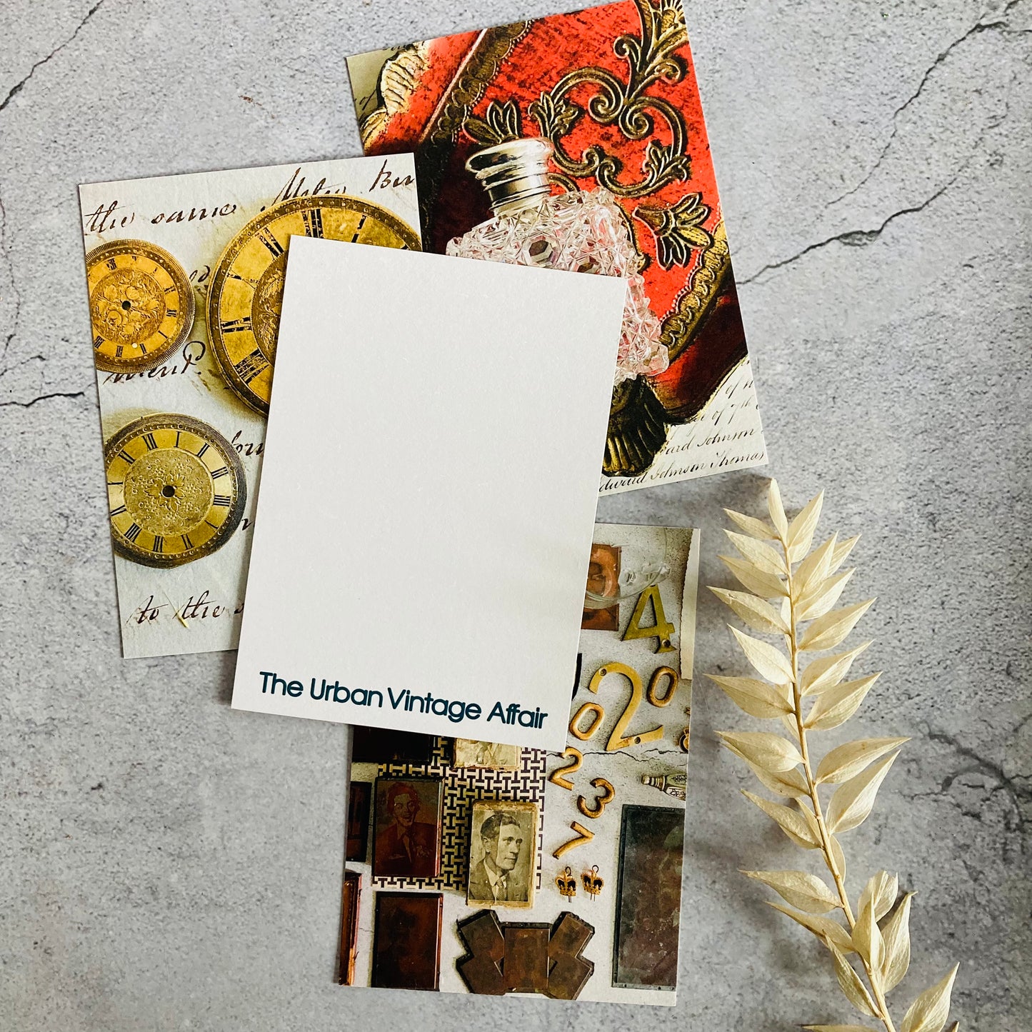 Antique Flatlay & Styling Postcards By The Urban Vintage Affair