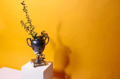 Victorian Silver Hot Water Urn | Antique Tea Urn |The Urban Vintage Affair