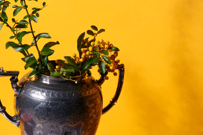 Victorian Silver Hot Water Urn | Antique Tea Urn |The Urban Vintage Affair