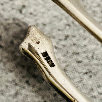 Scottish Silver Antique Wishbone Sugar Nips