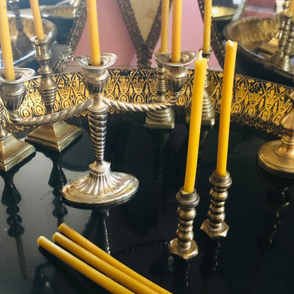 Thin Beeswax Candles | Handmade Eco Modern Candlesticks