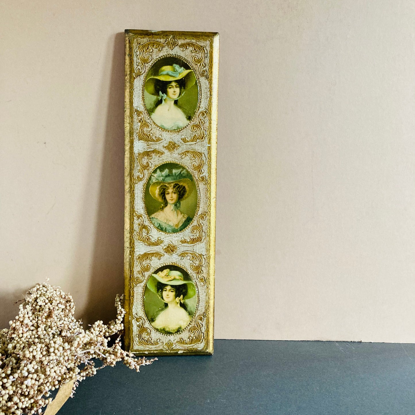 Miniature Italian Portraits Florentine Plaques