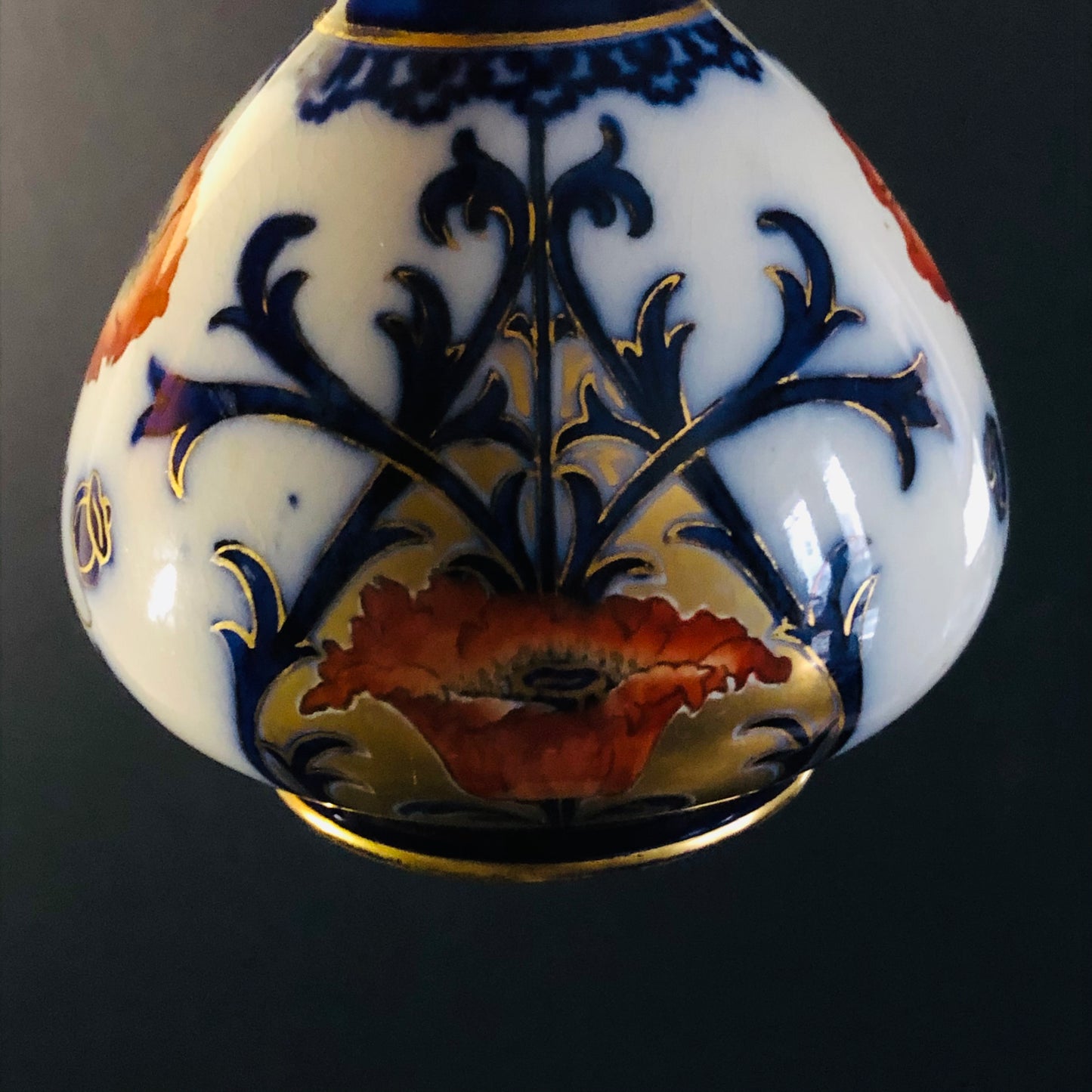 The Punk Mike - Moorcroft & Macintyre Aurelain Pattern Small Bud Vase