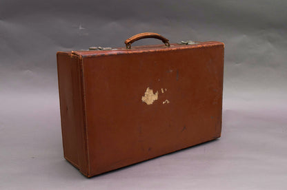 The Goth Margaret - Retro Suitcase in Vintage Leather